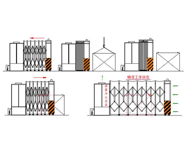 伸缩式移动喷漆房 (13)